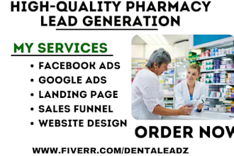 generate pharmacy leads patient hospital clinic dental healthcare medical leads