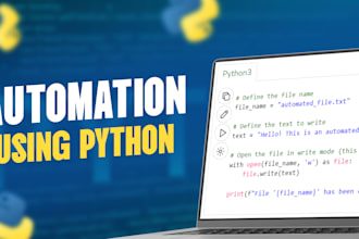 build custom bot software and ai python automation scripts to automate any task