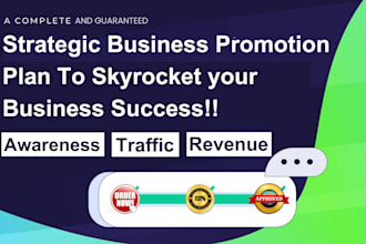 do market research and business plan to boost business awareness and conversion