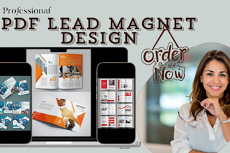 design unique PDF lead magnet lead magnet design ebook report brochure ebook
