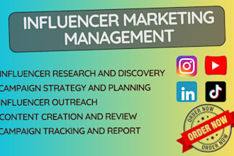 be your influencer marketing outreach manager to find instagram influencer