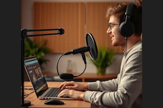 record a professional voice over in spanish, english, and portuguese