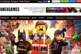 design toys games ecommerce website lego game store kids toys dropshipping store