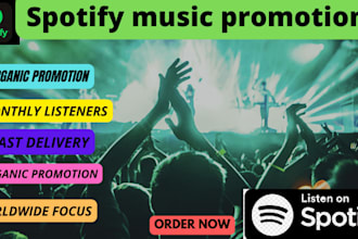 do spotify USA organic, spotify pre save link for your music, organic music ads