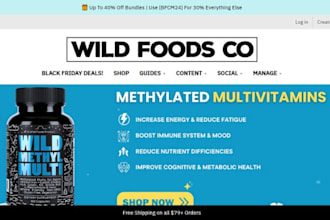 design supplement shopify store health supplement supliful