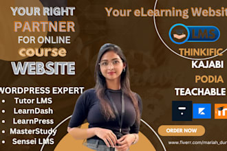 do elearning wordpress website with tutor lms learndash, learnpress