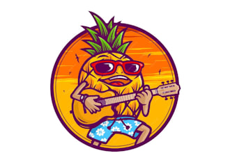 make amazing super juice mascot logo