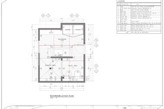deliver construction ready bathroom shop drawings