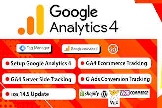 setup google analytics 4 ga4 ecommerce tracking ads conversion tracking