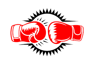 make perfect unique boxing club logo