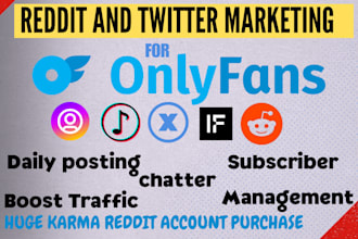 onlyfans promotion only fans chatter management fanvue patreon marketing twitter