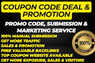 manually submit your coupon to 150 popular deal coupon code submissions sites