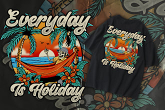 draw a sticker and tshirt custom design