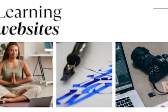 create a learning management platform website