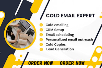 run targeted cold email marketing campaigns leads generation cold email outreach