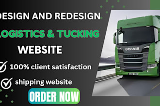 develop logistics website , truck dispatch, shipping with tracking system