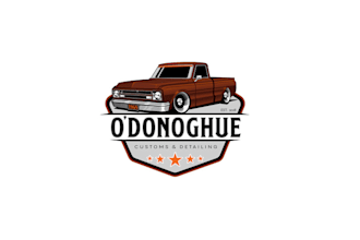 design boutique car sales high level detailing logo