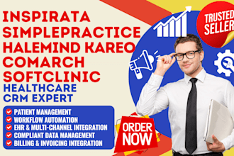 setup inspirata simplepractice halemind kareo comarch softclinic healthcare crm