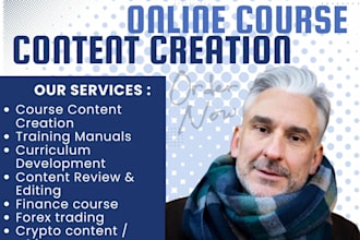create pitch deck, powerpoint, course course, ebook ghostwriter, training manual