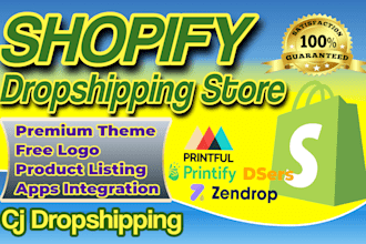 add products on shopify dropshipping store via cj dropshipping, zendrop, dsers