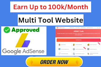 develop tools website for quick adsense approval by google adsense