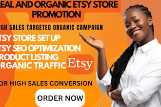do etsy store promotion, SEO rank, etsy listing, set up etsy store