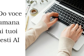 riscrivo a mano i tuoi articoli ia rendendoli fluidi e umani