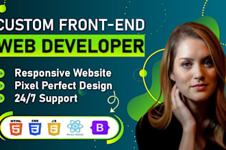be your front end developer