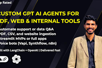 build a custom ai agent chatbot using langchain, gpt and rag