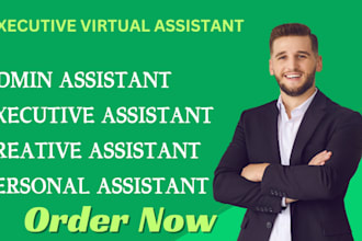 be your executive virtual assistant or personal assistant