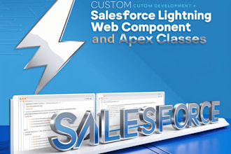 build salesforce lightning web component and apex classes