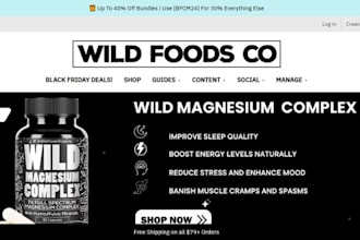 design supplement shopify store health and fitness supliful