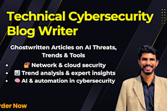 ghostwrite technical blogs and articles on cybersecurity trends