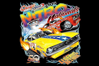 design high quality racing t shirt logo for you in just 1 day