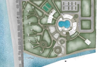 render floor plan, urban planning, city plan, masterplan