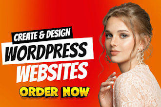 develop wordpress website design with responsive web design