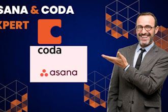 setup and customize your asana or coda workspace, system, website