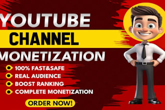 complete youtube promotion for monetization