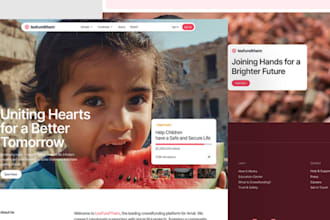 design life coach website, nonprofit, charity website, consulting agency website
