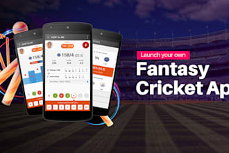build fantasy app, cricket website, live score app, sport betting app