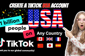 create USA tiktok account, USA tiktok account, USA tiktok account, tiktok USA