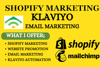 create cold email marketing campaign template design flows via klaviyo mailchimp
