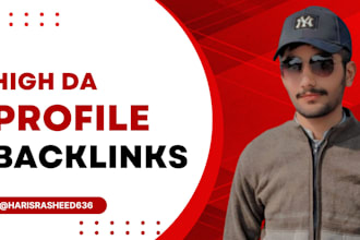 build high da profile backlinks for SEO link building