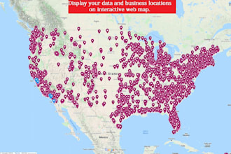 plot your business locations and data on clickable interactive web google maps