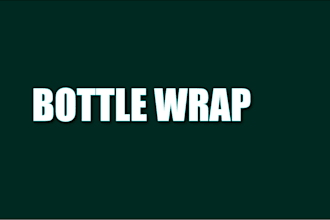 wrap your label on any bottle, pouch,  jar and pouch