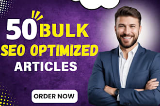 write 50 unique SEO bulk articles for blog post google adsense approval