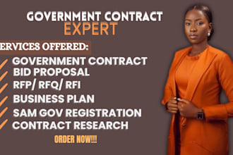 write winning government contract proposal, rfp, rfq, bid proposal, rfi, grant