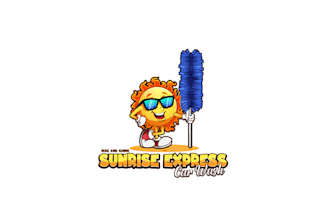 make outstanding super car wash logo
