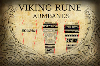 design viking rune arm band tattoo for you