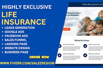 generate life insurance leads life insurance sales funnel life insurance website